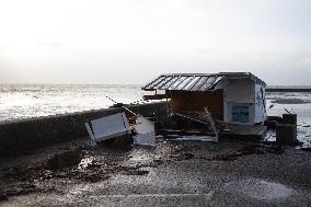 Damage caused by the Ciaran Storm - Morbihan