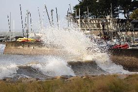 Damage caused by the Ciaran Storm - Morbihan