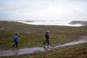 Damage caused by the Ciaran Storm - Morbihan