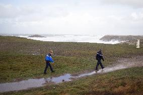 Damage caused by the Ciaran Storm - Morbihan