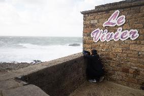 Damage caused by the Ciaran Storm - Morbihan