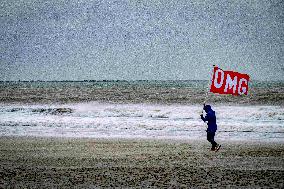 Storm Ciaran Hits The Netherlands
