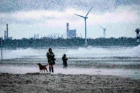 Storm Ciaran Hits The Netherlands