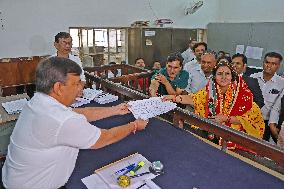 Congress Candidate Archana Sharma File Nomination Papers