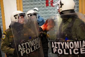 Clashes Between Police Forces, Far-right Groups And Anti-fascists