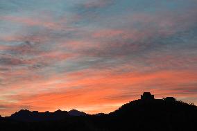 The Jinshanling Great Wall At Dawn in Chengde