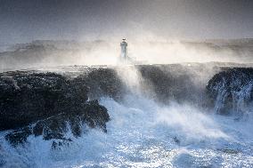 Storm Ciaran Hits Brittany