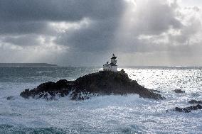 Storm Ciaran Hits Brittany