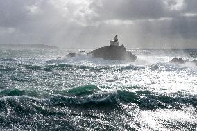 Storm Ciaran Hits Brittany