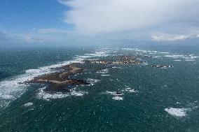 Storm Ciaran Hits Brittany