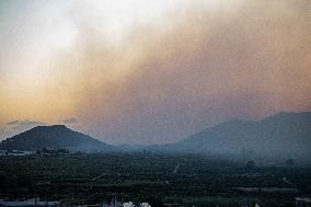 Forest Fire Forces Towns And Villages Evacuations - Spain