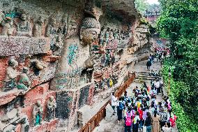 CHINA-CHONGQING-DAZU ROCK CARVINGS-TOURISM (CN)