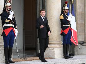 The French President Meets The President Of Iraqi Kurdistan - Paris