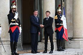The French President Meets The President Of Iraqi Kurdistan - Paris