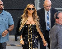 Mariah Carey Outside Jimmy Kimmel Live - LA