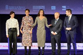 Queen Letizia At The 23rd Opera Prima Film Festival - Tudela