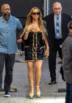 Mariah Carey Outside Jimmy Kimmel Live - LA