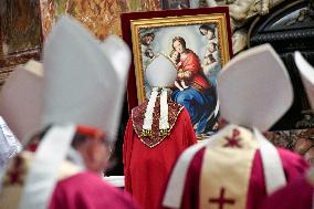 Pope Francis Leads A Mass In Memory Of Benedict XVI - Vatican