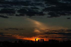Sunset in Kyiv
