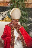 Pope Francis Leads A Mass In Memory Of Benedict XVI - Vatican