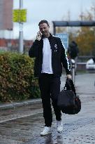 Manchester United Squad At Stockport Station