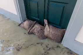 Big Storm Surge On The Tuscan Coastline