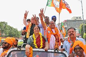 BJP Candidates File Their Nomination Papers In Jaipur
