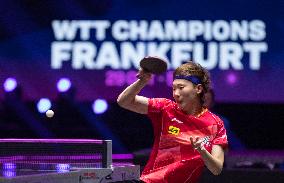 (SP)GERMANY-FRANKFURT-TABLE TENNIS-WTT CHAMPIONS-WOMEN'S SINGLES