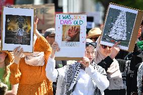 Pro-Palestinian Rally In New Zealand