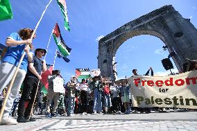 Pro-Palestinian Rally In New Zealand