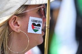 Pro-Palestinian Rally In New Zealand