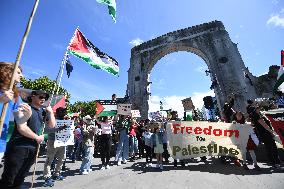 Pro-Palestinian Rally In New Zealand