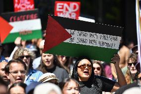 Pro-Palestinian Rally In New Zealand