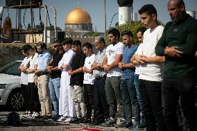 MIDEAST-JERUSALEM-JUMMAH-SECURITY