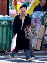 Elle Fanning Out Shopping - NYC