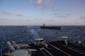 U.S. Sixth Fleet Conducts Dual-Carrier Operations In Eastern Mediterranean Sea