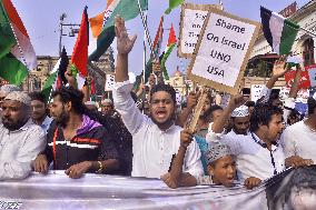 Pro-Plestinian Rally - Kolkata