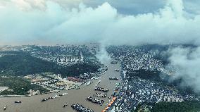 Shenjiamen Fishing Port in Zhoushan, China