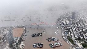 Shenjiamen Fishing Port in Zhoushan, China