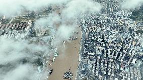 Shenjiamen Fishing Port in Zhoushan, China