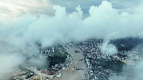 Shenjiamen Fishing Port in Zhoushan, China