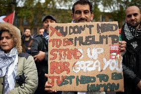 Toulouse: Protest In Support Of Palestine Anf For A Ceasefire In Gaza