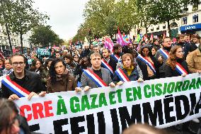 Pro-Palestinian Rally - Paris