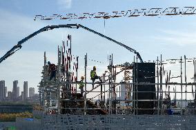 A Construction Site in Yantai