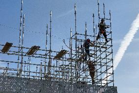 A Construction Site in Yantai