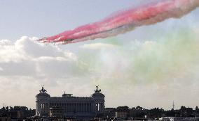 ITALY-ROME-NATIONAL UNITY AND ARMED FORCES DAY-AIRSHOW