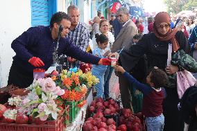 TUNISIA-TESTOUR-POMEGRANATE FESTIVAL