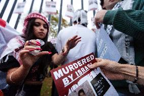 Tens of thousands demand Gaza ceasefire at Washington, DC protest