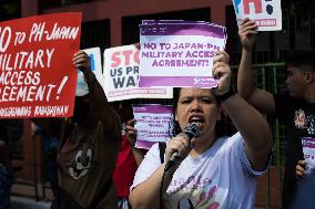 Philippines-Japan Relations: Protests Against Military Access Agreement In 2023