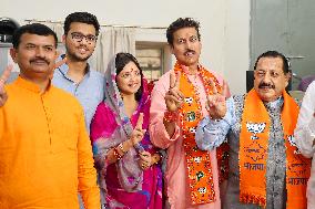 BJP Candidates File Their Nomination In Jaipur